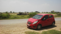 Super Red Chevrolet Beat ls petrol