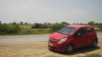 Super Red Chevrolet Beat ls petrol