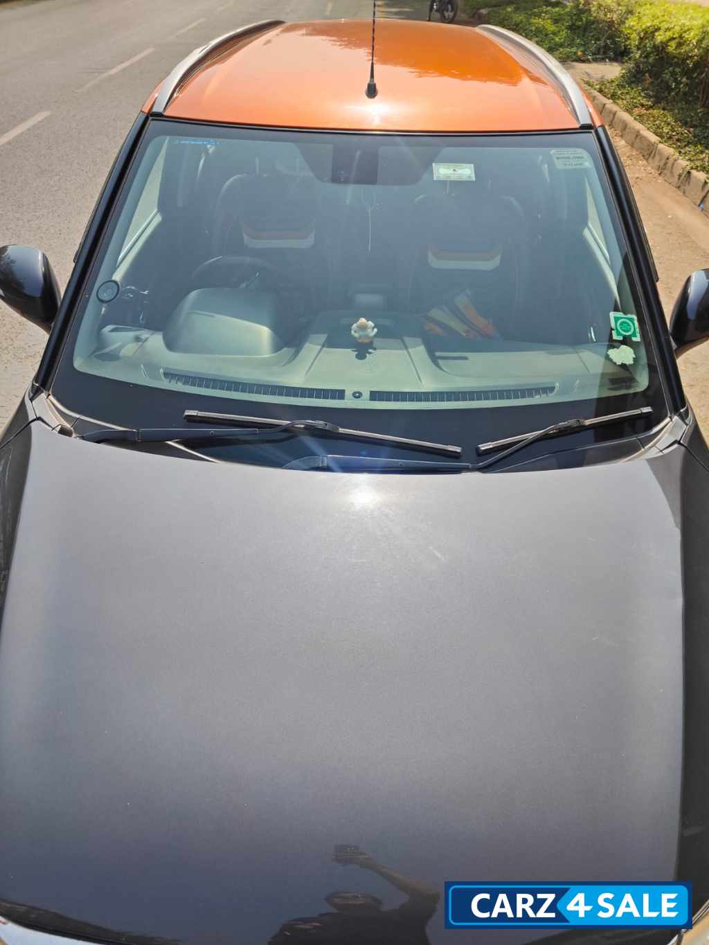 Autumn Orange & Granite Grey Maruti Suzuki Vitara Brezza ZXi plus Dual Tone