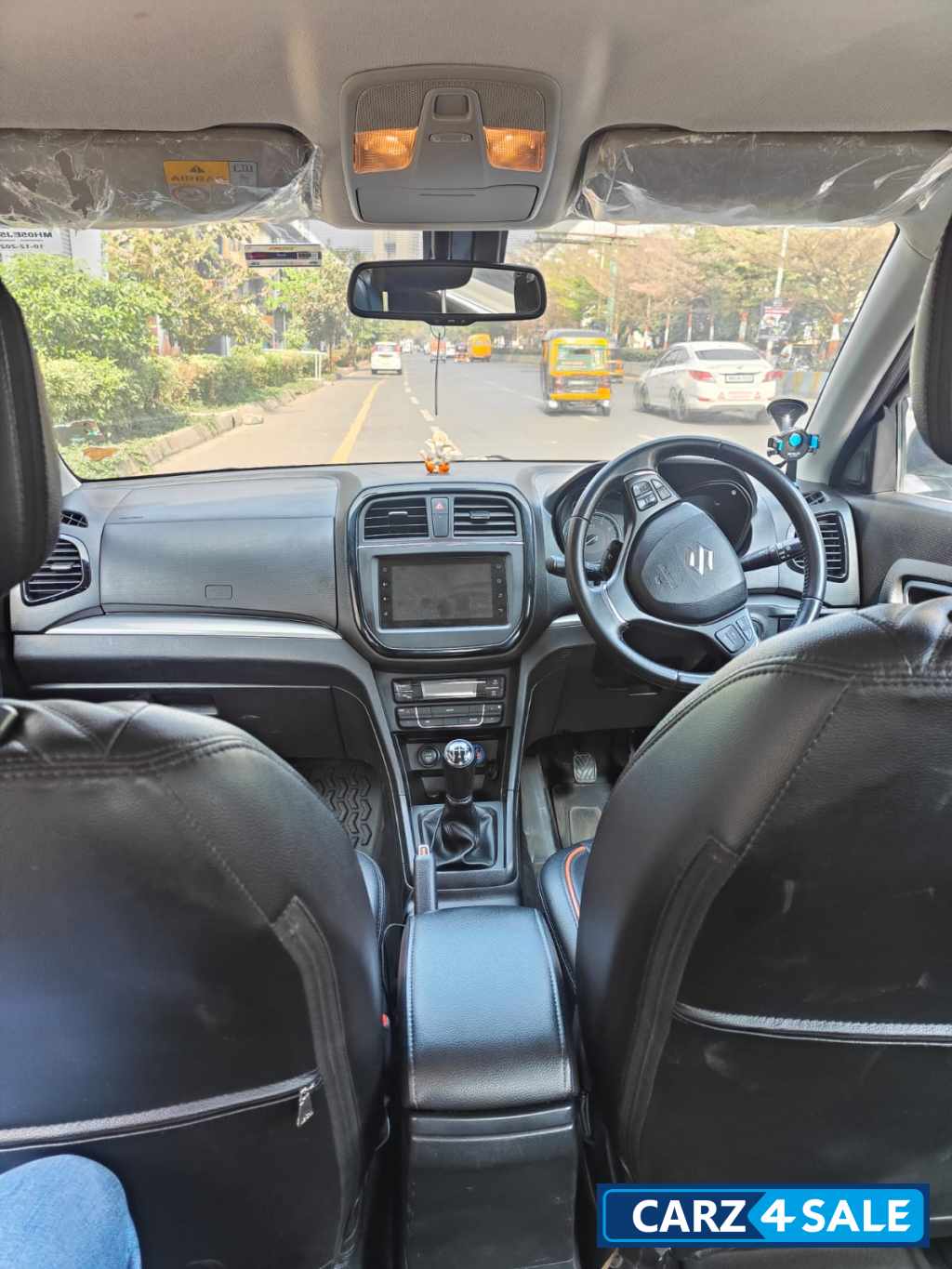 Autumn Orange & Granite Grey Maruti Suzuki Vitara Brezza ZXi plus Dual Tone