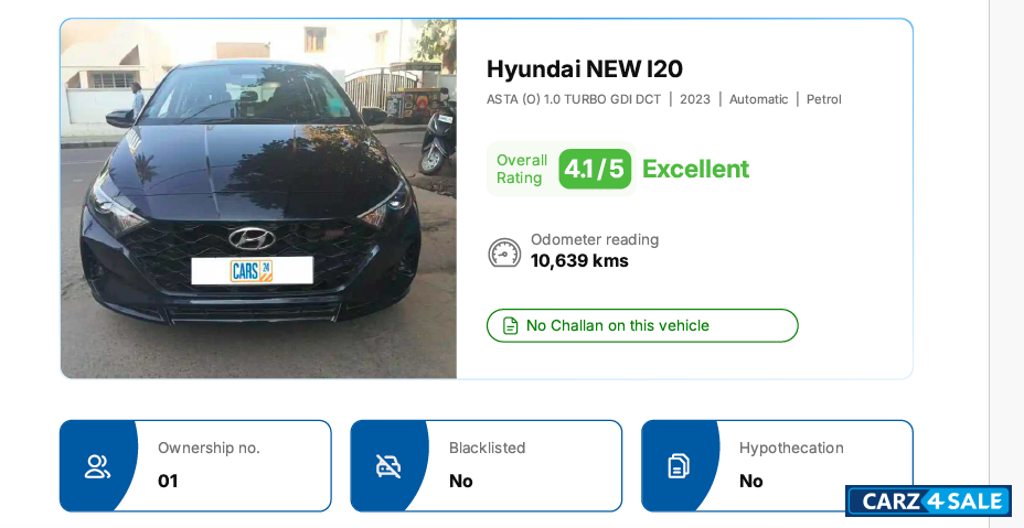 Hyundai i20 i20 ASTA O 1.0 TURBO GDI DCT