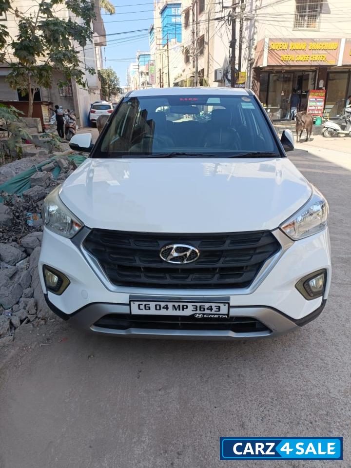 White Hyundai Creta 1.4 E plus 2019 model