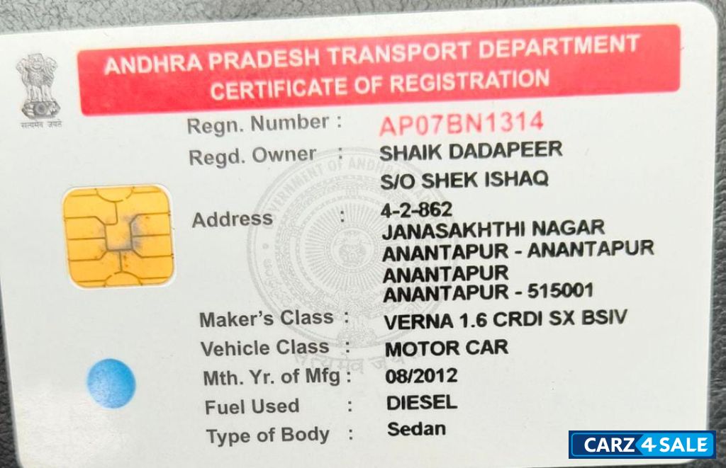 Hyundai Verna VERNA 1.6 CRDI SX BSIV