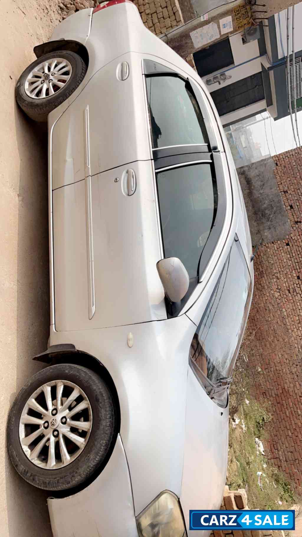 Grey Toyota Etios
