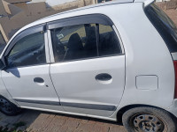 White Hyundai Santro Xing