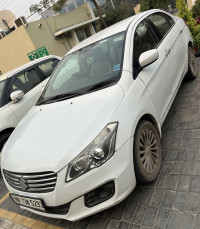 White Maruti Suzuki Ciaz Alfa top model diesel hybrid