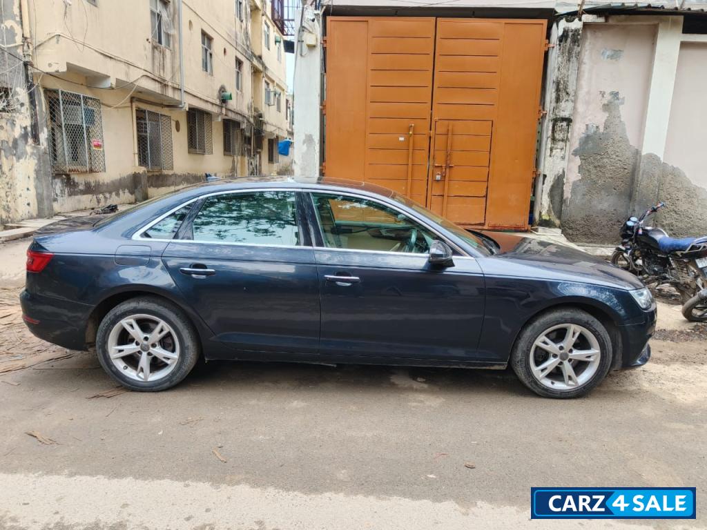 Moonshine Blue Audi A4 Technology pack new shape