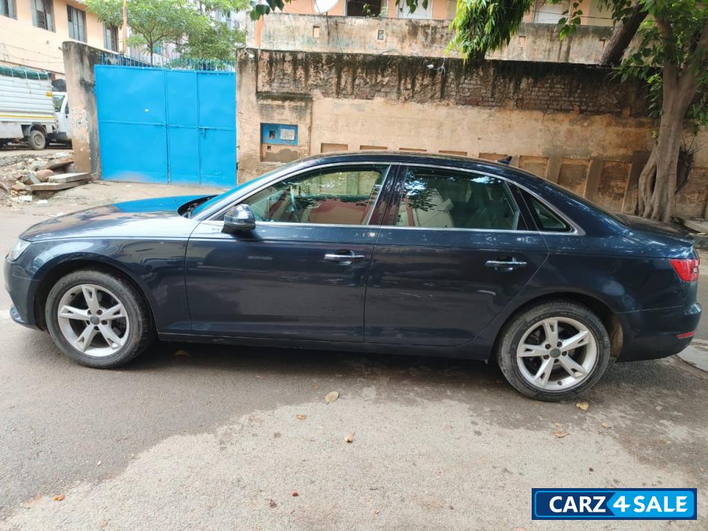 Moonshine Blue Audi A4 Technology pack new shape