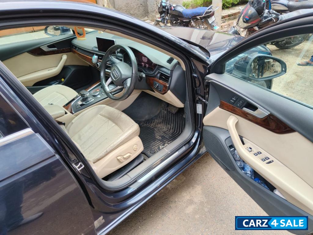 Moonshine Blue Audi A4 Technology pack new shape