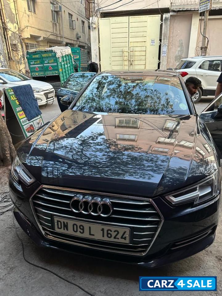 Moonshine Blue Audi A4 Technology pack new shape