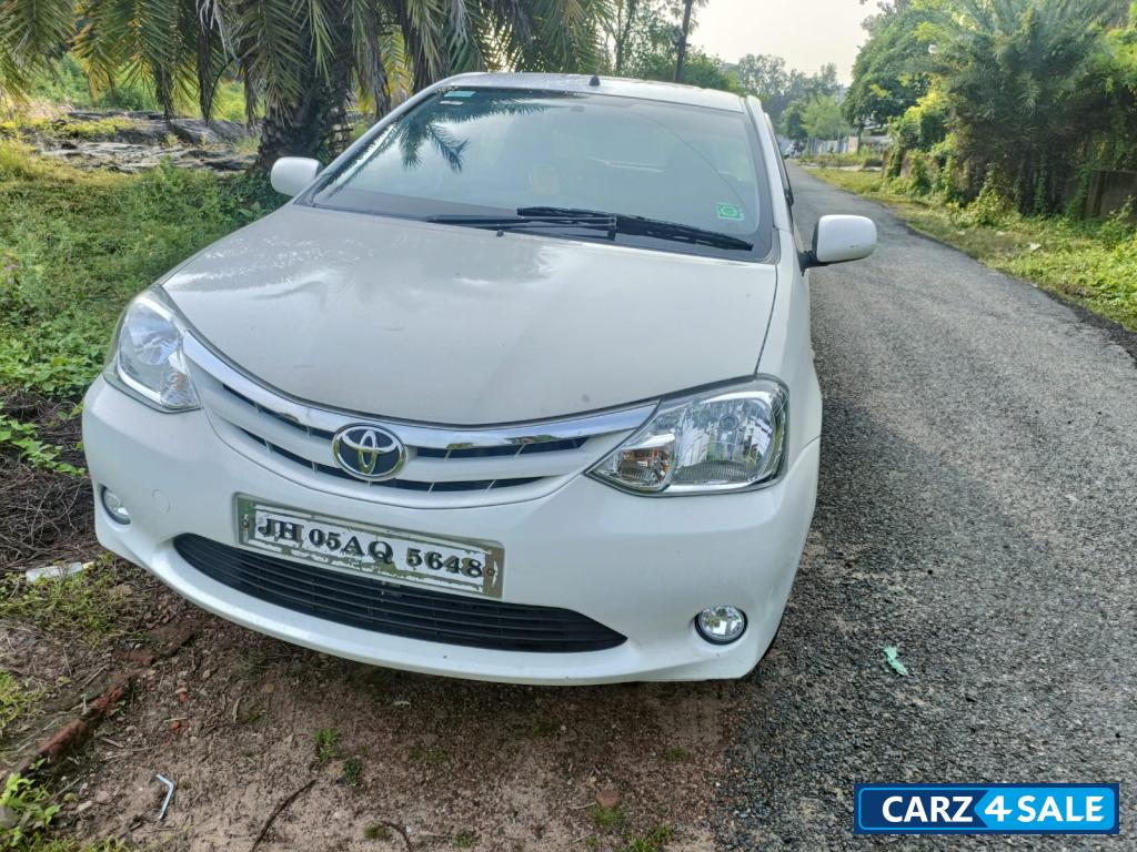 White Toyota Etios GD
