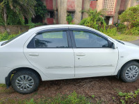 White Toyota Etios GD