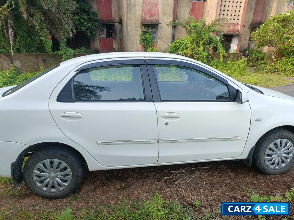 White Toyota Etios GD