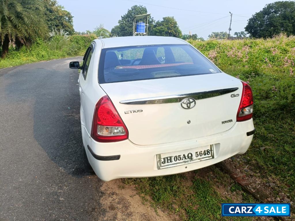 White Toyota Etios GD