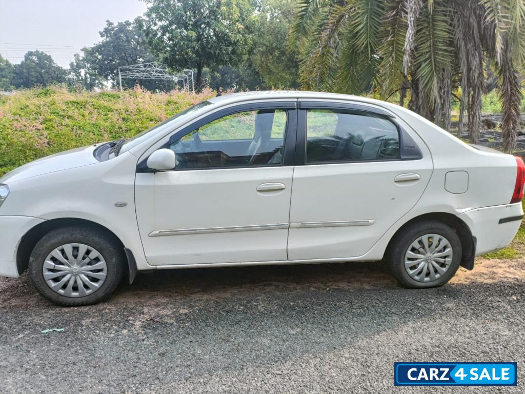 White Toyota Etios GD