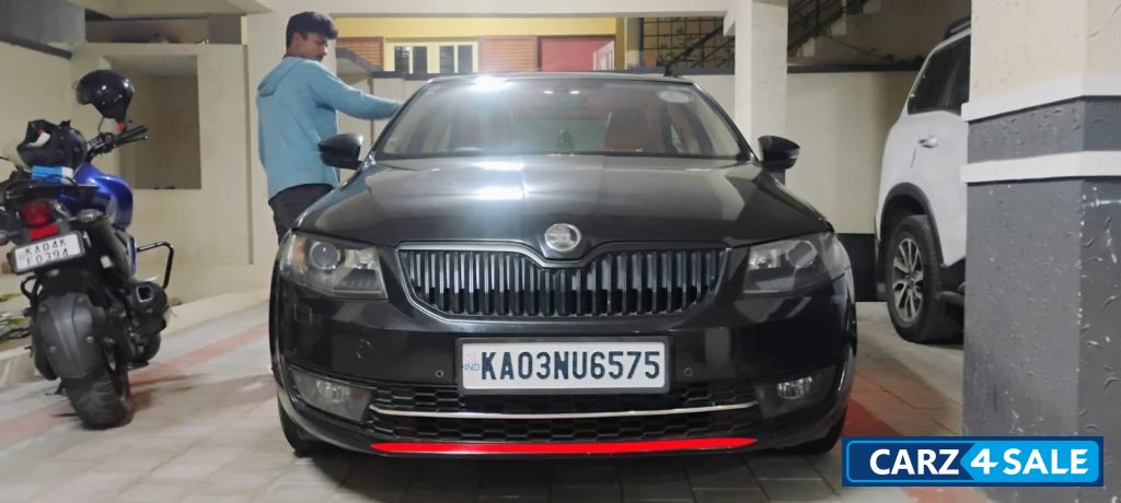 Black Skoda Octavia