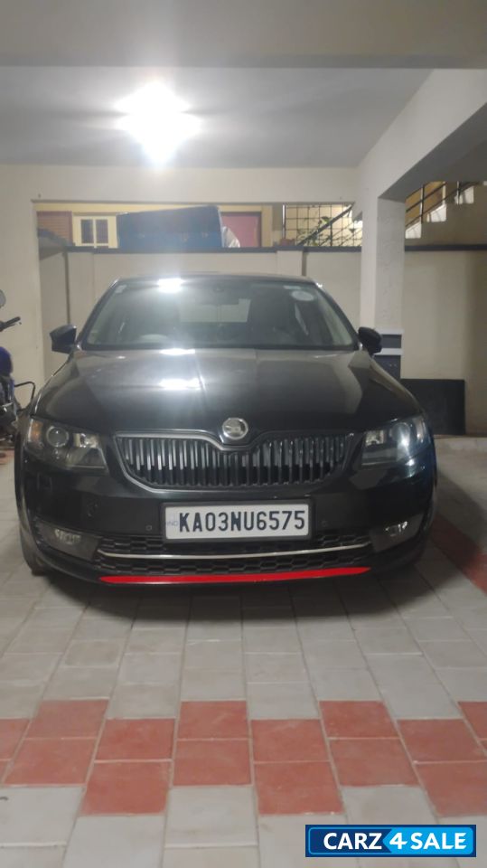 Black Skoda Octavia
