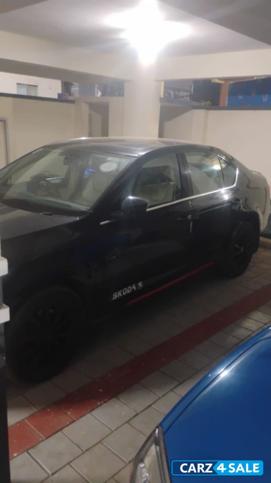 Black Skoda Octavia