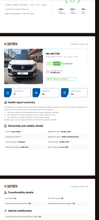 MG Hector Sharp hybrid petrol