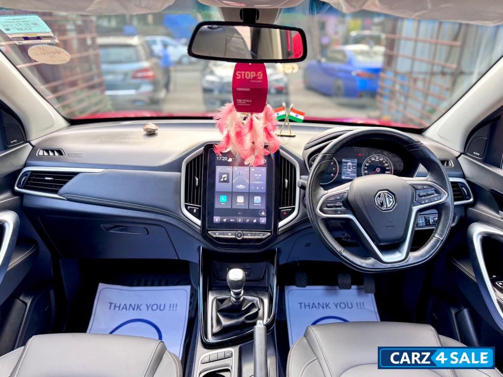 Red MG Hector Smart hybrid