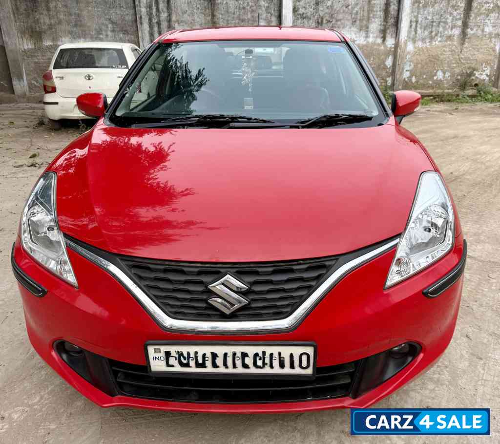 Red Maruti Suzuki Baleno Delta