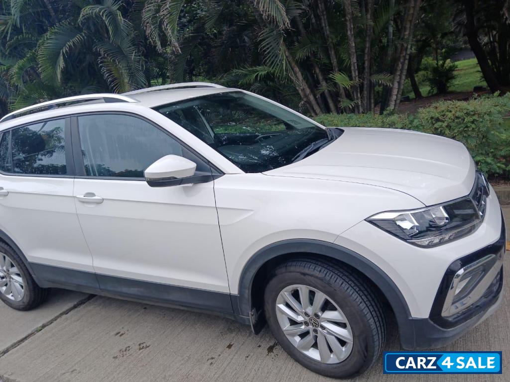 White Volkswagen Taigun Highline