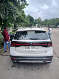White Volkswagen Taigun Highline