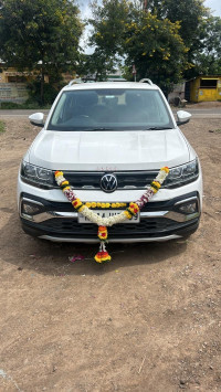 White Volkswagen Taigun Highline