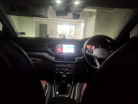 Red Volkswagen Taigun Topline MT