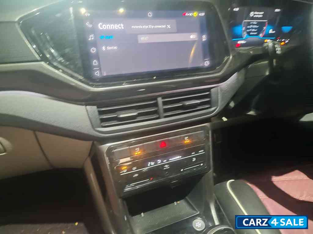 Red Volkswagen Taigun Topline MT