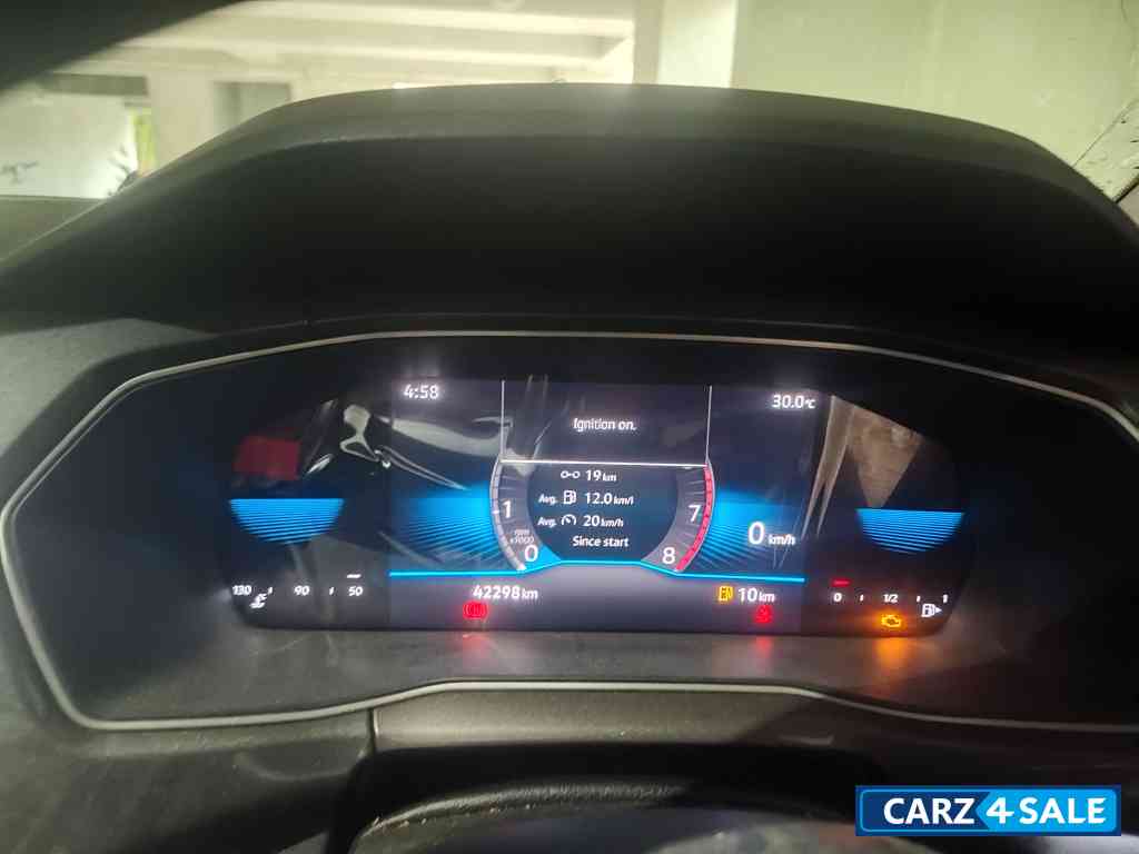 Red Volkswagen Taigun Topline MT