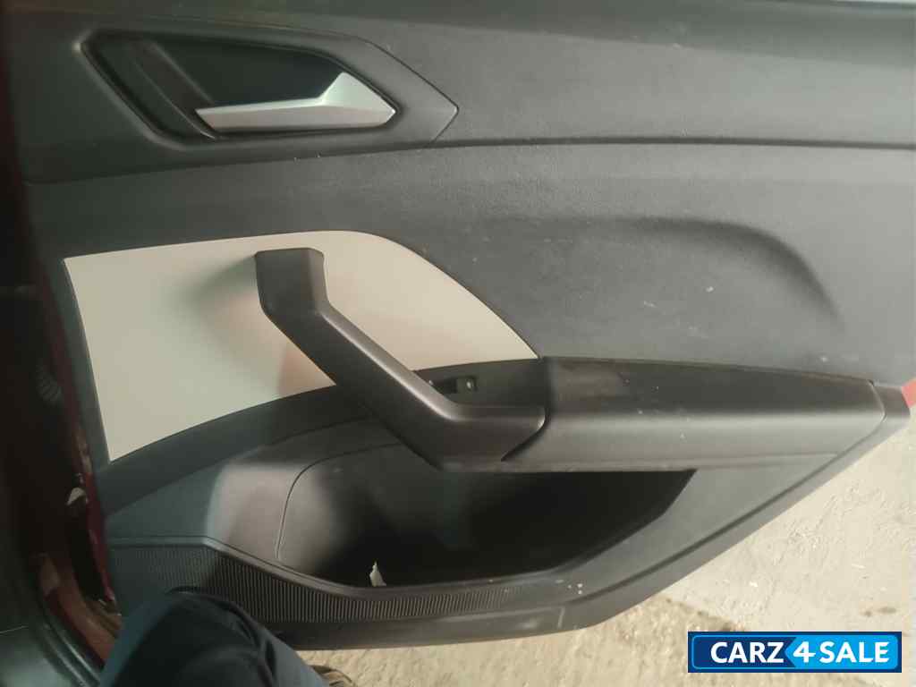 Red Volkswagen Taigun Topline MT