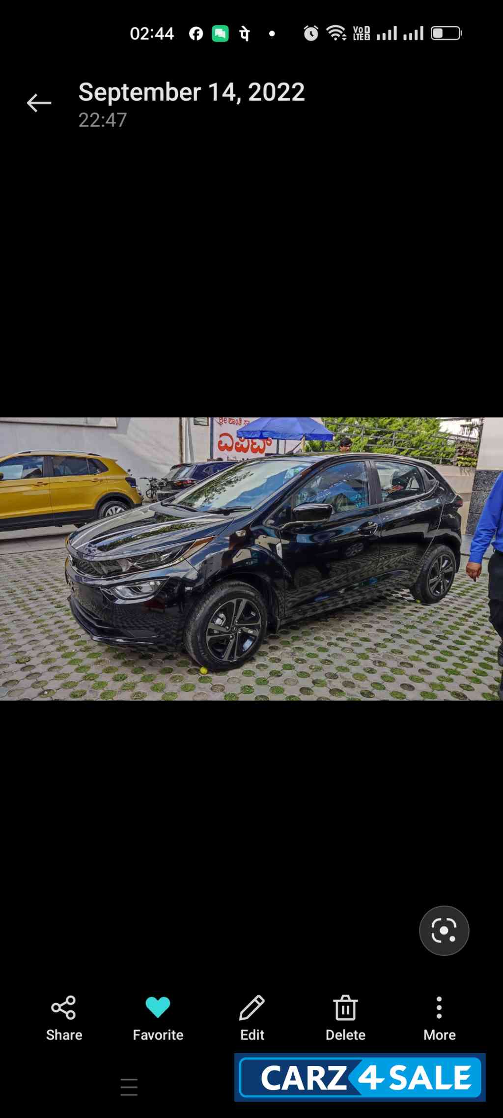 Black Tata Altroz ALTROZ XZ+ DARK  1.2RTN DCT BS6