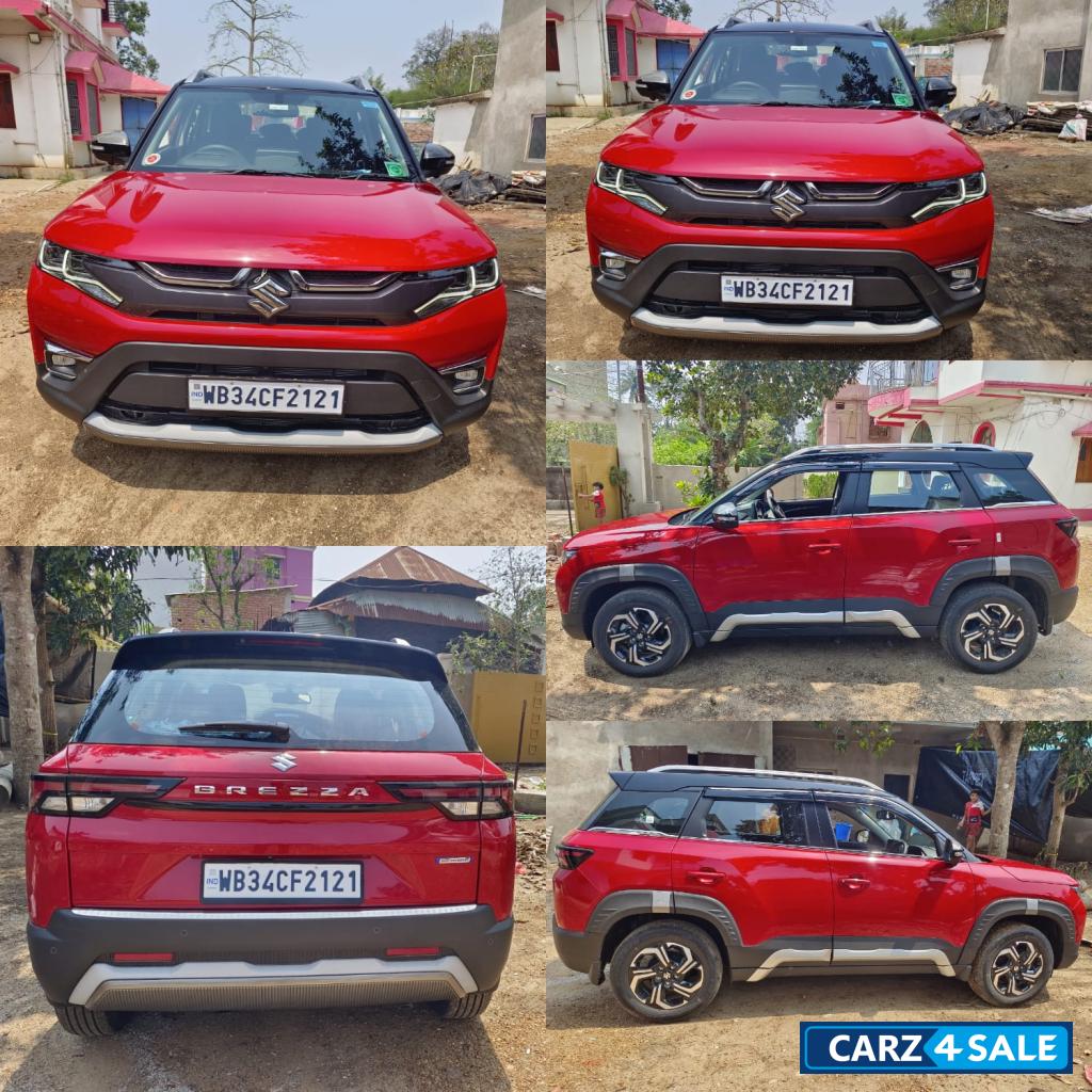 Sizzling Red And Black Maruti Suzuki Vitara Brezza Zxi Plus