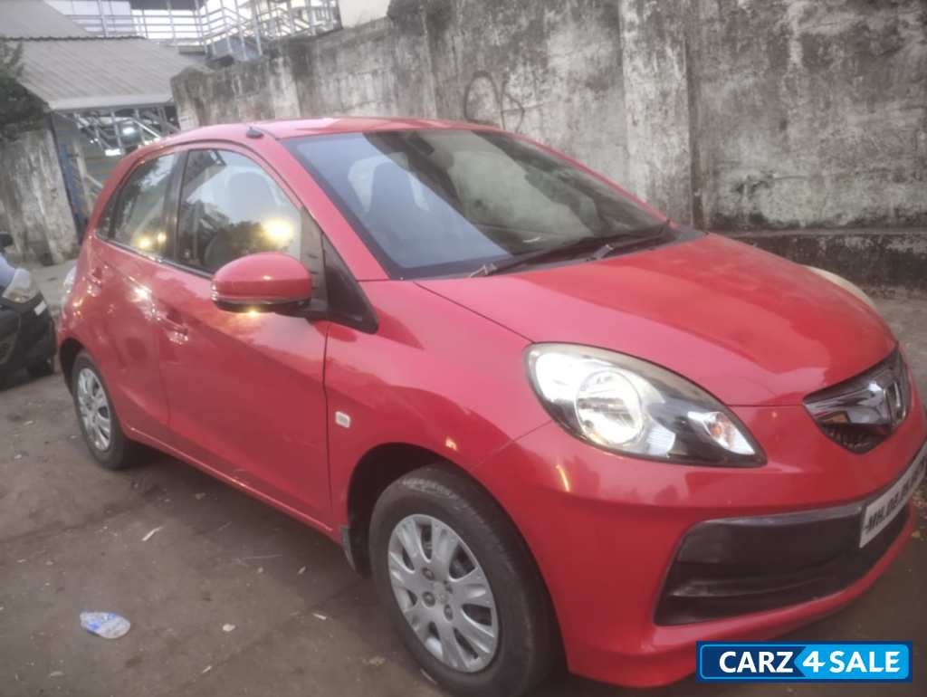 Red Honda Brio S MT ivtec