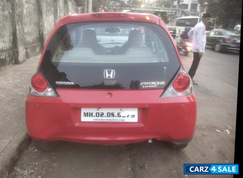 Red Honda Brio S MT ivtec