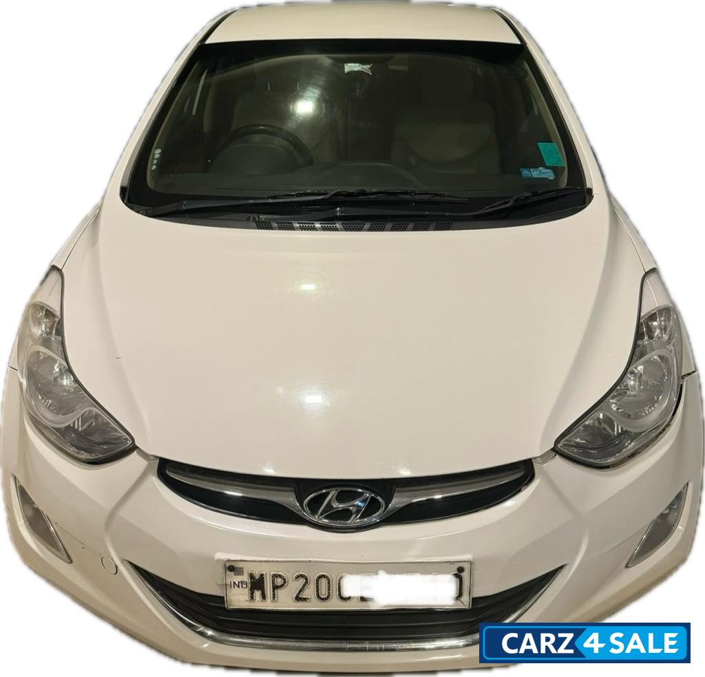 White Hyundai Elantra Automatic petrol