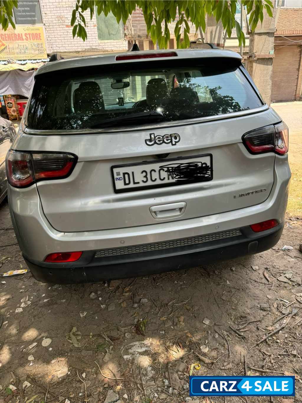 Minimal Grey Jeep Compass Limited