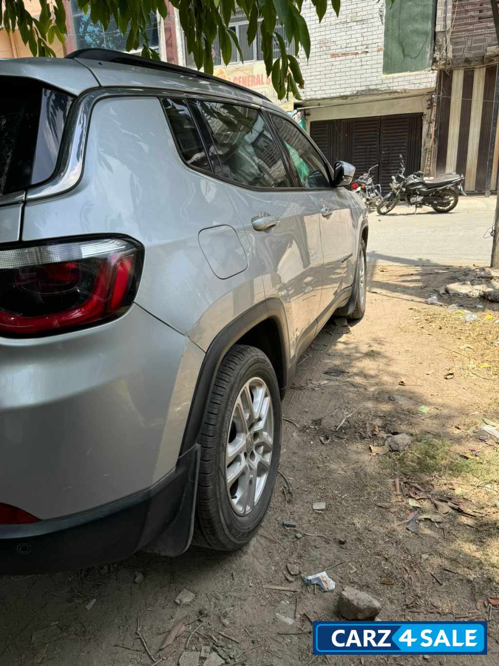 Minimal Grey Jeep Compass Limited