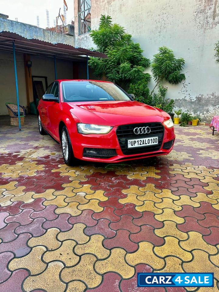 Red Audi A4 35 TDI