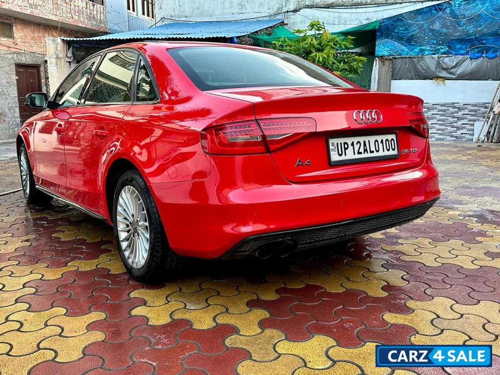 Red Audi A4 35 TDI
