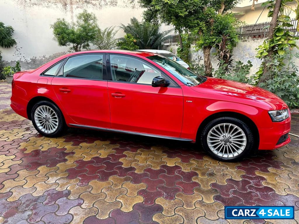 Red Audi A4 35 TDI
