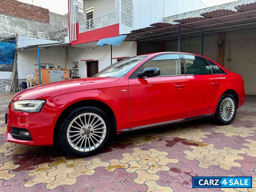 Red Audi A4 35 TDI