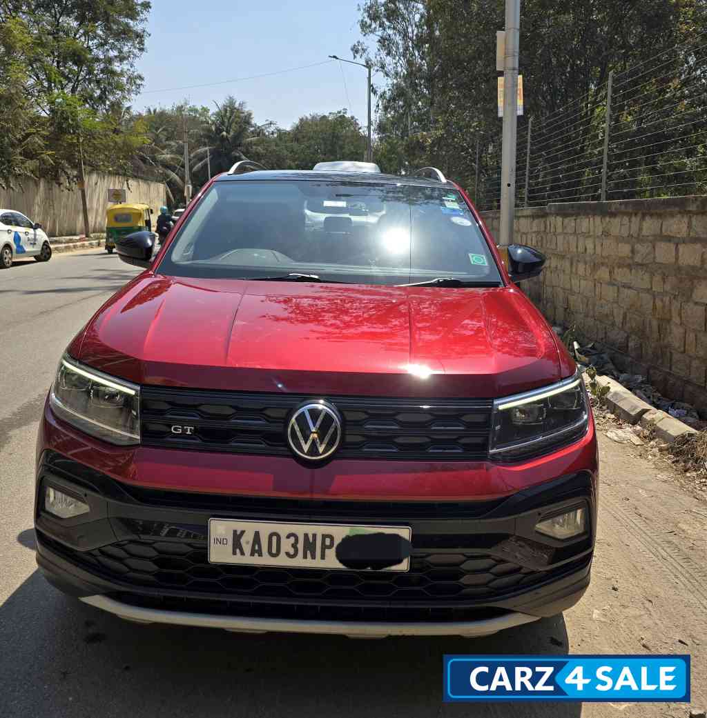 Wild Cherry Red Volkswagen Taigun GT Plus 1.5 DSG