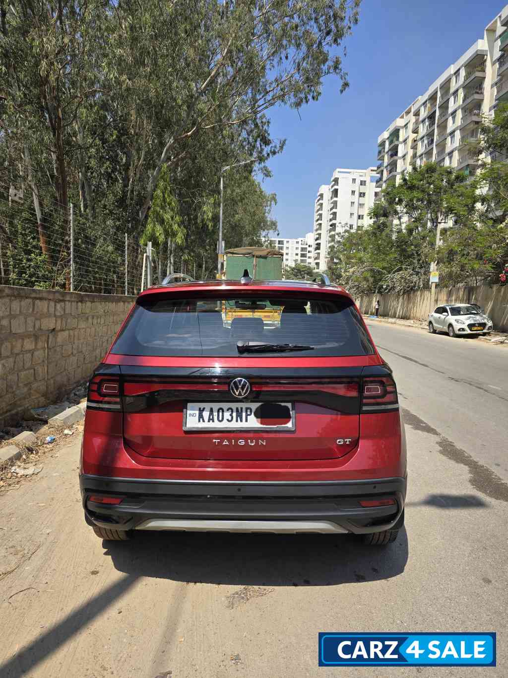 Wild Cherry Red Volkswagen Taigun GT Plus 1.5 DSG