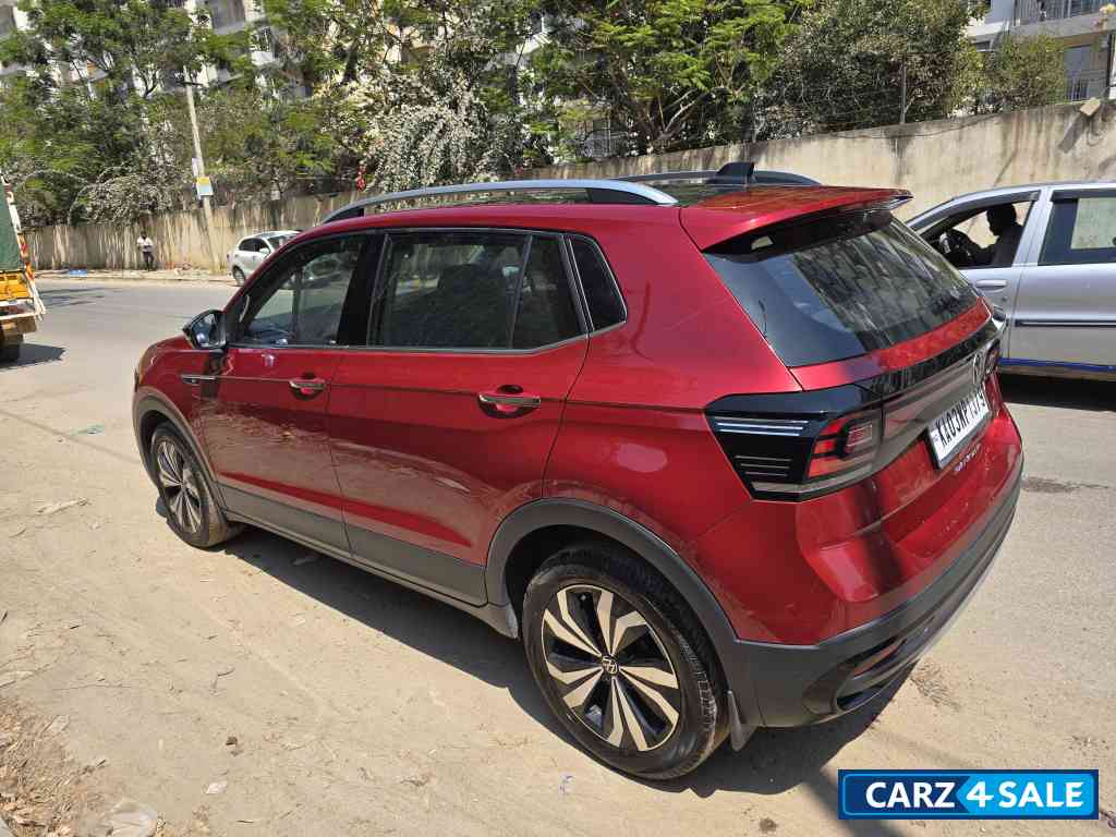 Wild Cherry Red Volkswagen Taigun GT Plus 1.5 DSG