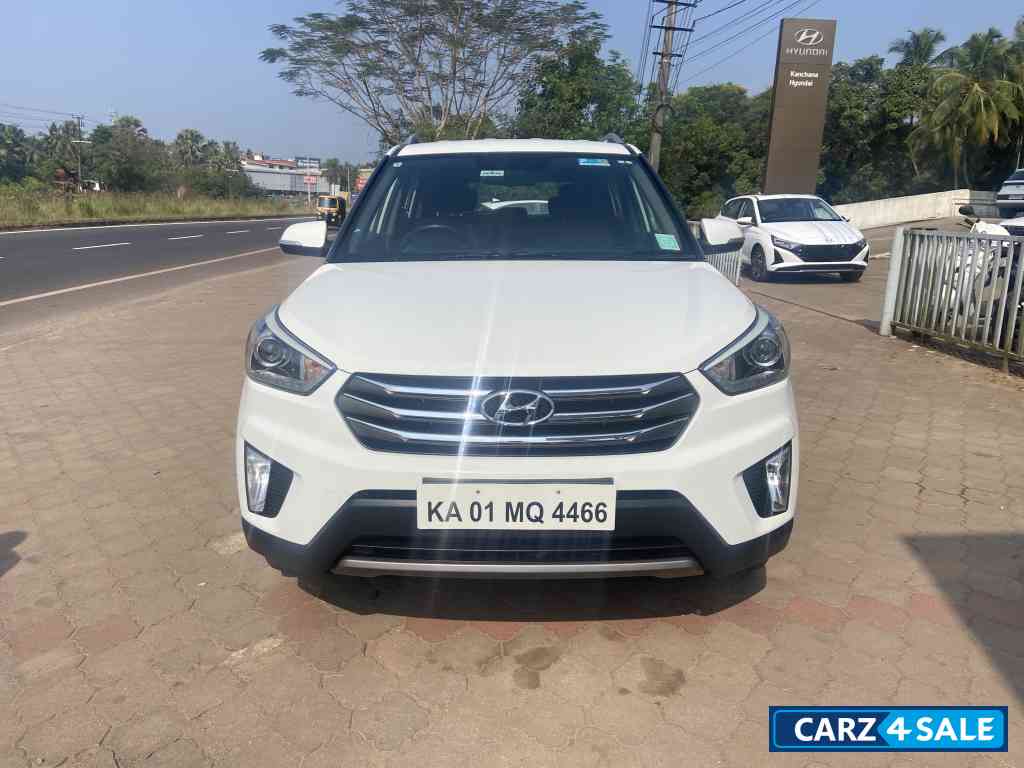 P White Hyundai Creta CRETA Petrol 1.6 AT SX+