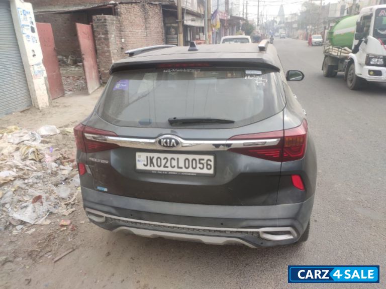 Grey Kia Seltos HTX Plus AT 1.5