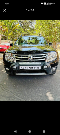 Black Renault Duster 2015 diesel adventure edition