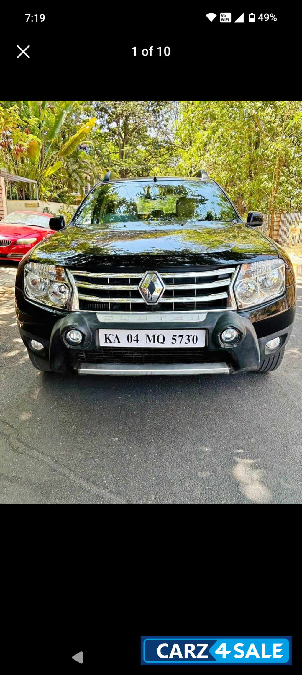 Black Renault Duster 2015 diesel adventure edition